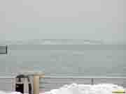 Снег на острове Наргин